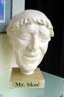 Büste von Mr. Skoc im Artistenmuseum Klosterfelde